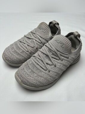 APL TechLoom Wave Grey Kids Sneakers Size 13